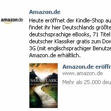 Amazon Kindle-Shop jetzt auch in Deutschland