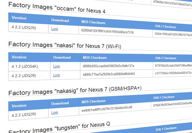 Android 4.2.2: Factory Images zum Download bereit, CyanogenMod in Arbeit