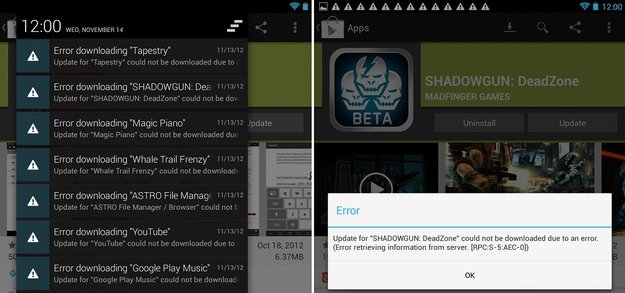 Android 4.2: Update-Fehler im Play Store beheben - so geht's