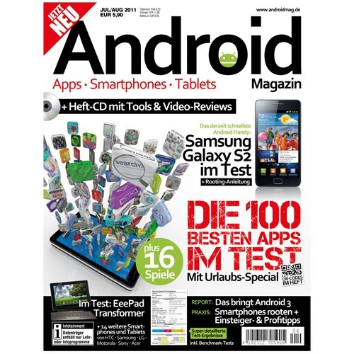 Android Magazin: Erstes deutsches Printmagazin zum Thema Android gestartet