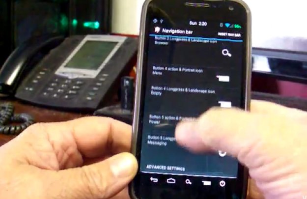 Galaxy Nexus: Eigene Software-Buttons bald in AOKP möglich