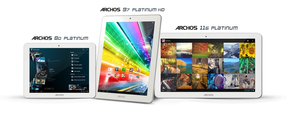 Archos: Platinum-Tablets offiziell, Gerüchte um Smartphone-Reihe