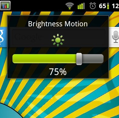 Brightness Motion: Bildschirmhelligkeit per Handybewegung ändern