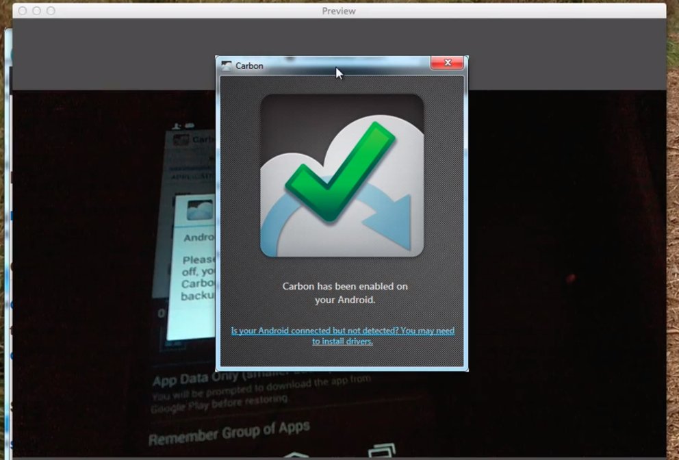 Carbon: Android-Backup-Tool in Beta 3 lauffähig ohne Root-Rechte