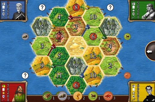 Settlers of Catan for Android: Exclusive facts and screens of the board game