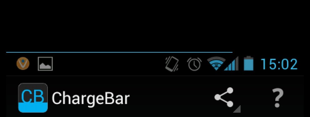 ChargeBar: Akkuanzeige per Farbstrahl