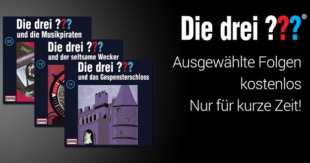 Die Drei Fragezeichen: 3 Hörspiele kostenlos im Google Play Store