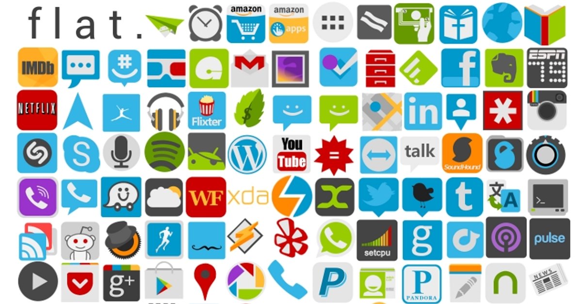 Flat на андроид. Android app icons Sets. Flat Android.