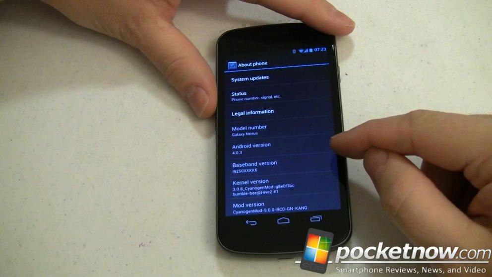 Galaxy Nexus: CyanogenMod 9 Alpha verfügbar