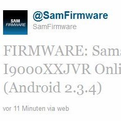 Samsung rollt in der Schweiz Android 2.3.4 für das Galaxy S aus
