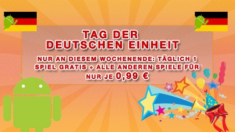 Gameloft verschenkt Spiele für Android zum Tag der Deutschen Einheit