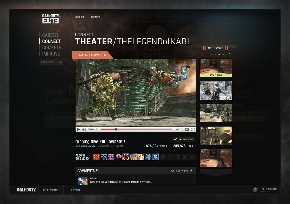 Call of Duty: Elite - Online-Service bekommt einen weiteren Trailer