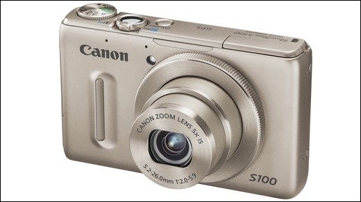 Canon PowerShot S100 - Highend-Kompaktknipse mit konfigurierbarem Objektivring
