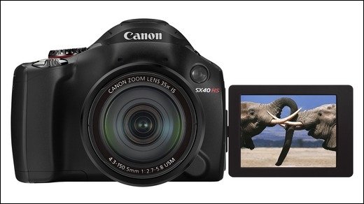 Canon Powershot SX40 HS - Neue Bridge-Kamera mit 35-fachem Zoom