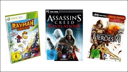 Deals - HitFox feiert 25 Jahre Ubisoft: Assassins Creed und Rayman Origins im Angebot
