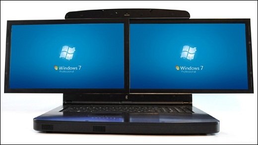 Desktop-Ersatz - gScreen Spacebook mit innovativem FullHD Doppel-Display
