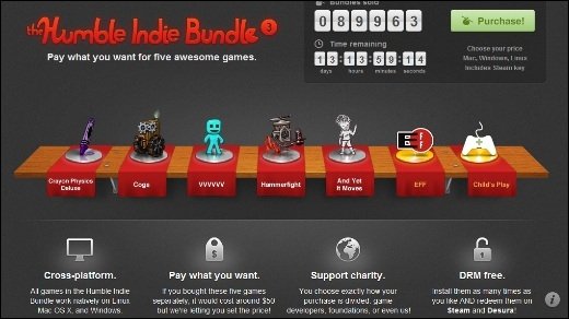 Humble Indie Bundle #3 - Fünf Indie-Spiele, ihr wählt den Preis!