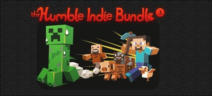 Humble Indie Bundle #3 - Käufer bekommen Free-Trial für Minecraft