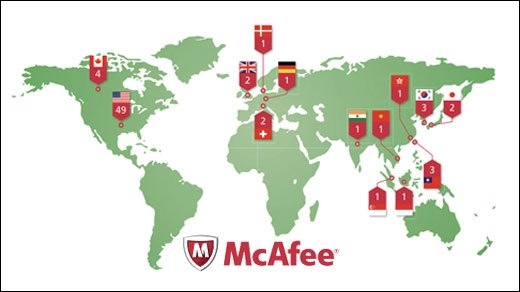 McAfee - Operation Shady RAT - 14 Länder über 5 Jahre lang infiltriert