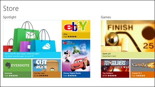 Microsoft - Windows Store für Windows 8 vorgestellt