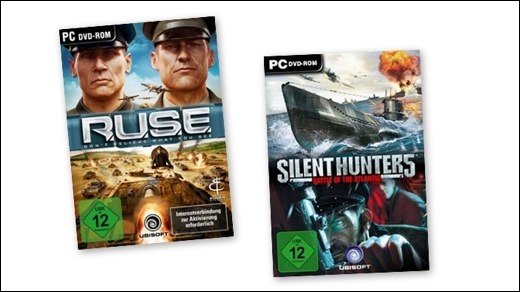 PC - RUSE und Silent Hunter 5 heute für 9,95 statt 19,99 Euro bei Gamesload