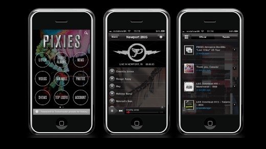 Pixies-App für iPhone und Android - Here Comes Your App