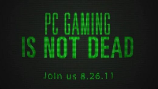 Razer - Razer: PC Gaming is not dead - Was passiert am 26.08.2011? - Neues zum Switchblade?