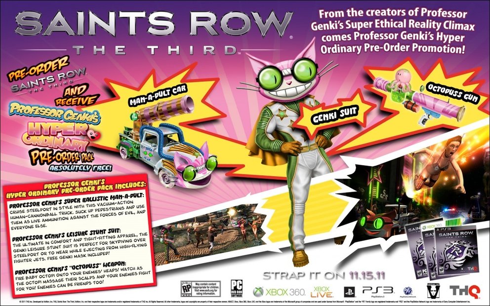 Saints Row: The Third - Trailer stellt krankes Pre-Order Pack vor