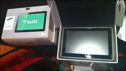 Samsung - Microsoft BUILD: Videos vom Windows 8 Tablet aufgetaucht
