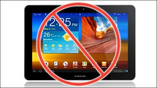 Samsung vs. Apple - Galaxy Tab 10.1: Tag 1 nach dem Verkaufsstop