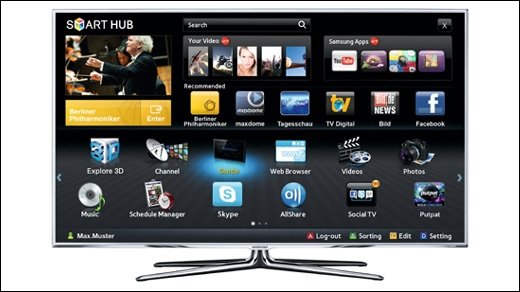 Smart TV - Video-Ankündigung von Samsung zur CES 2012