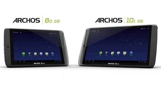 Tablet - Archos kündigt Honeycomb-Tablets mit Festplatten an