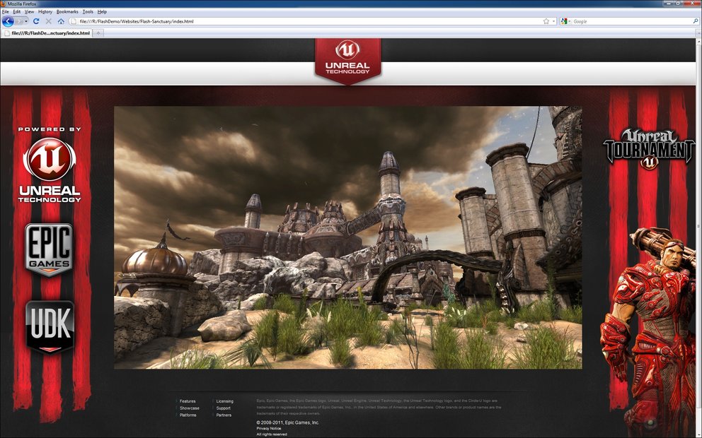 Unreal Engine 3 - Epic kündigt Support für Flash Player an