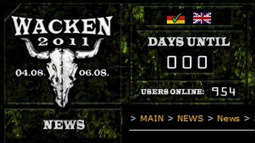 Wacken Live-Stream 2011 - Das legendäre Metal-Festival live online sehen
