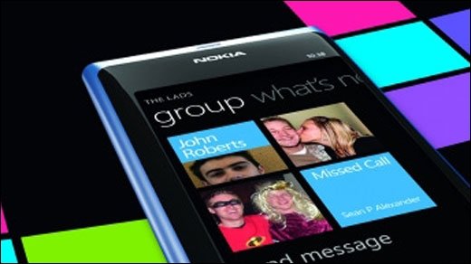 Windows Phone 7 - Nokia 800 Werbemittel gesichtet