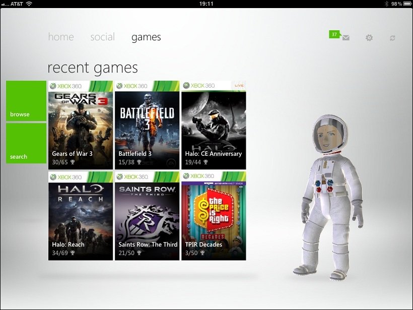 Xbox Live - Kostenlose iOS App veröffentlicht
