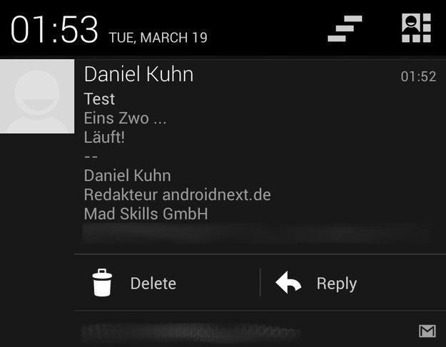 Synchronisierte Benachrichtigungen: Google räumt die Notification Bar auf