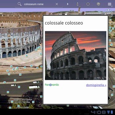 Google Earth-App jetzt für Tablets optimiert