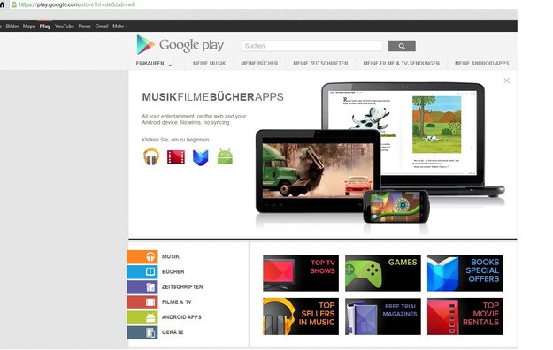 Google Play: Musik- und Zeitschriften-Käufe in Deutschland gesichtet