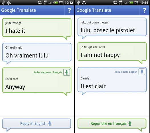 Google Translate: Version 2.2 mit mehr Sprachen und lustigem Conversation-Modus