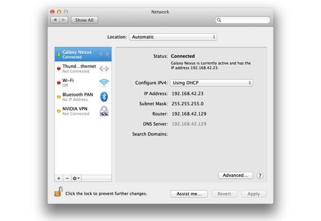 HoRNDIS: USB-Tethering von Android-Geräten unter Mac OS X