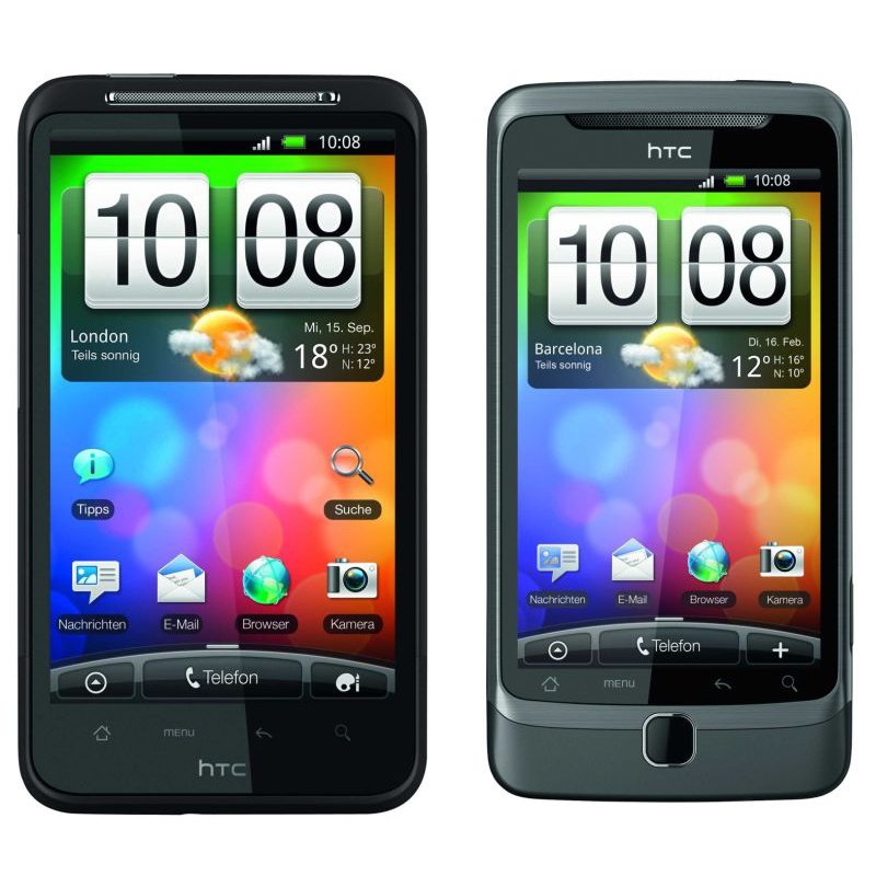 HTC Desire HD und Desire Z: Gingerbread Updates schon im April?