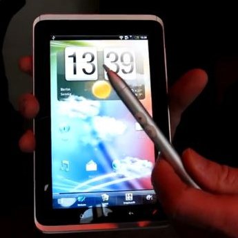 HTC Flyer: Hands-on Video zum 7 Zoll-Tablet