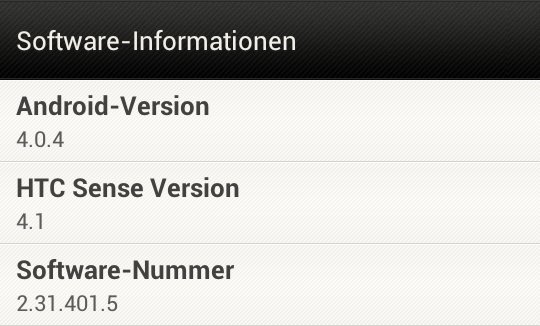HTC One S: Update auf Android 4.0.4 und Sense 4.1