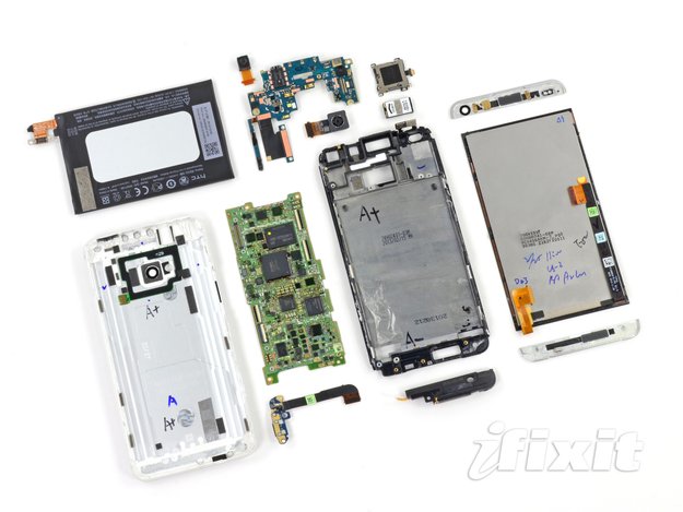 HTC One: Von iFixit auseinandergenommen, kaum reparierbar