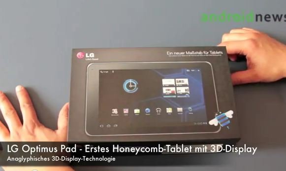 LG Optimus Pad im Unboxing-Video