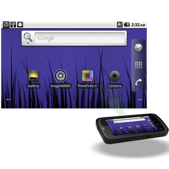 MemoryKick Vision: Multimedia-Androide mit Pico Projector