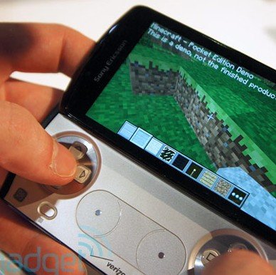 Minecraft für Android: Hands On-Video vom Xperia Play