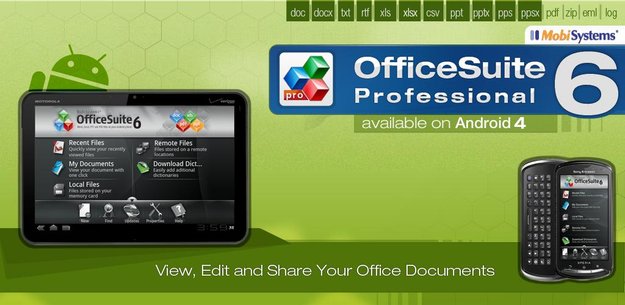 Office Suite Pro 6: Office für Android bis morgen für 0,79 Euro