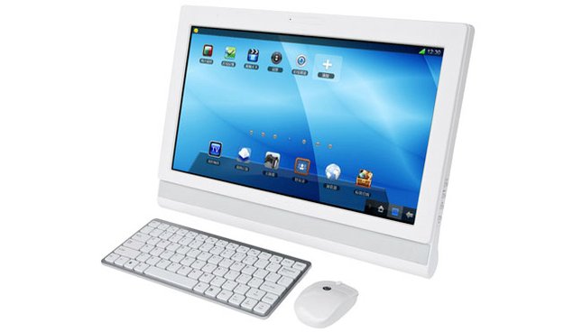 Motorola CloudBB: Android-Desktop-System mit 18,5 Zoll Touch-Monitor